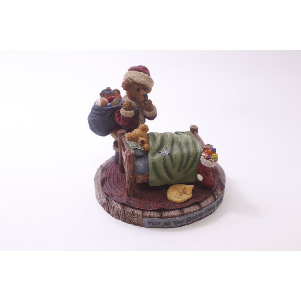 Boyds Bears, Timmy & Tabby Sugarplum Dreams, Figurine, Christmas ~ 251228-WH 708